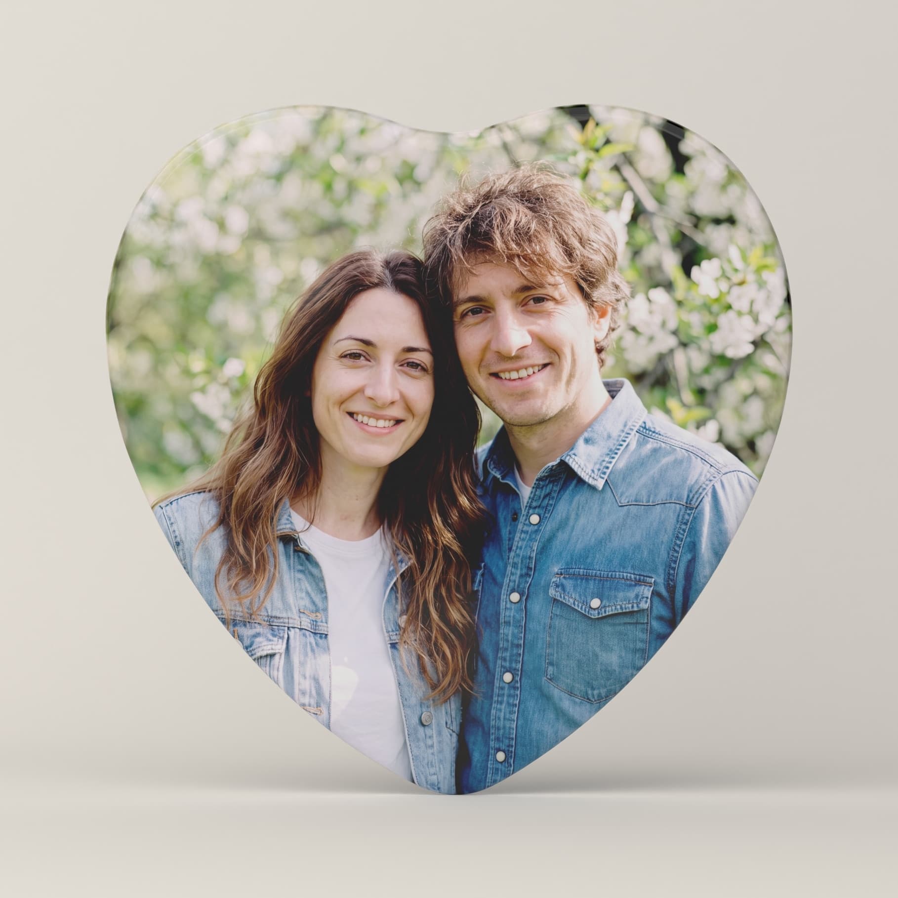 Fotoceramica per lapidi personalizzata - Cuore
