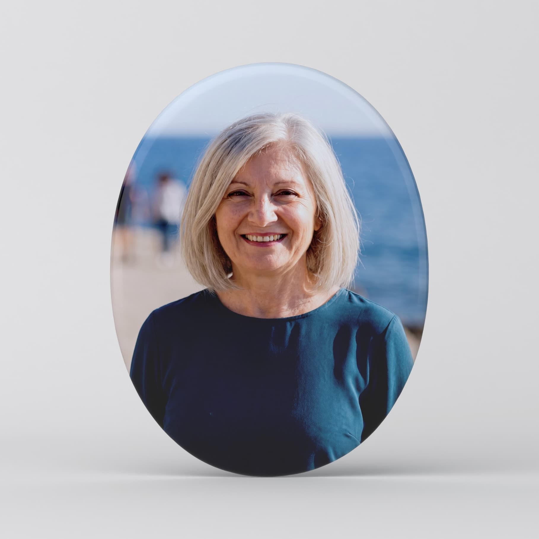 Fotoceramica per lapidi personalizzata - Ovale