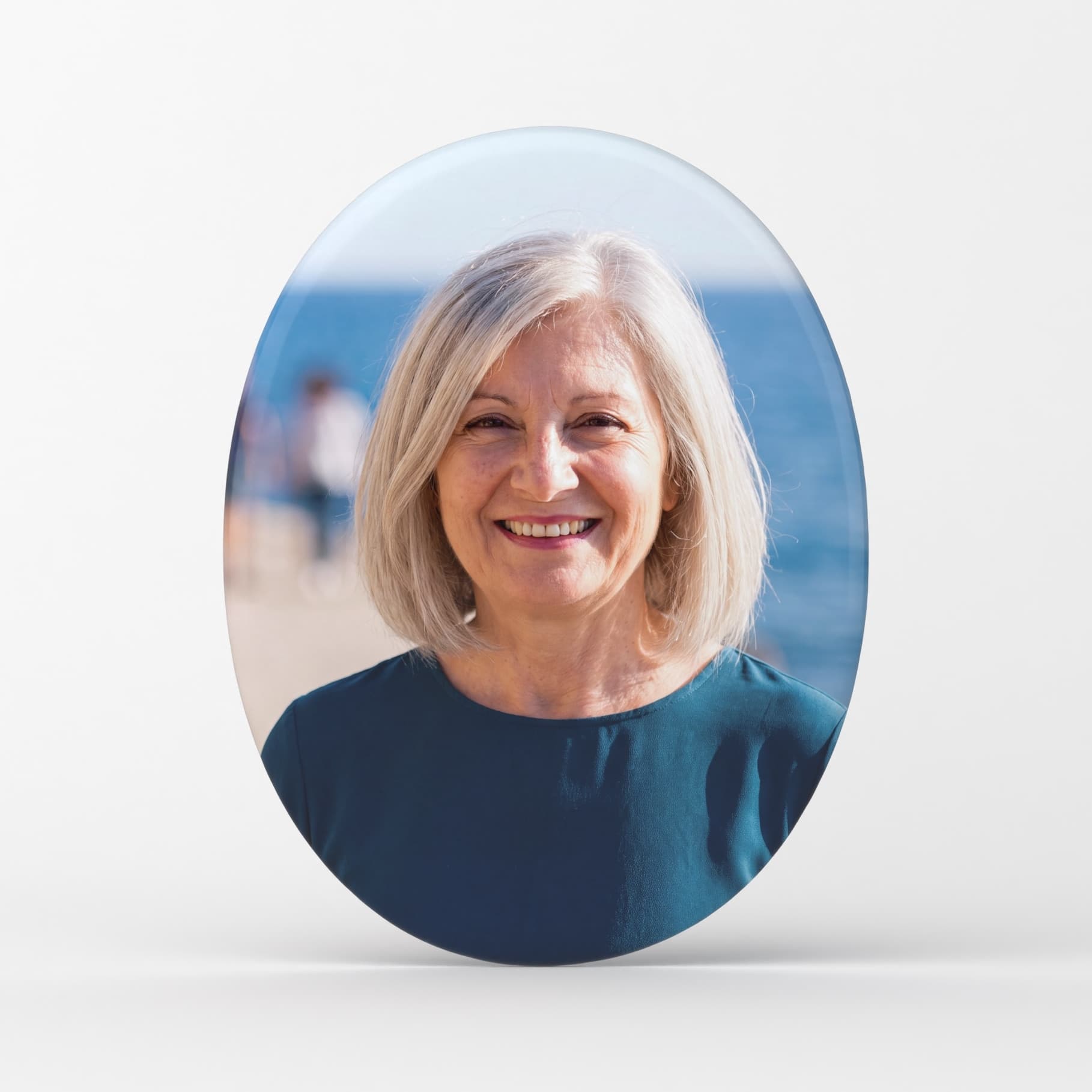 Fotoceramica per lapidi personalizzata - Ovale